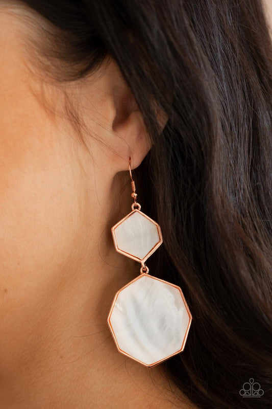 Vacation Glow Copper Earrings - Jewelry by Bretta