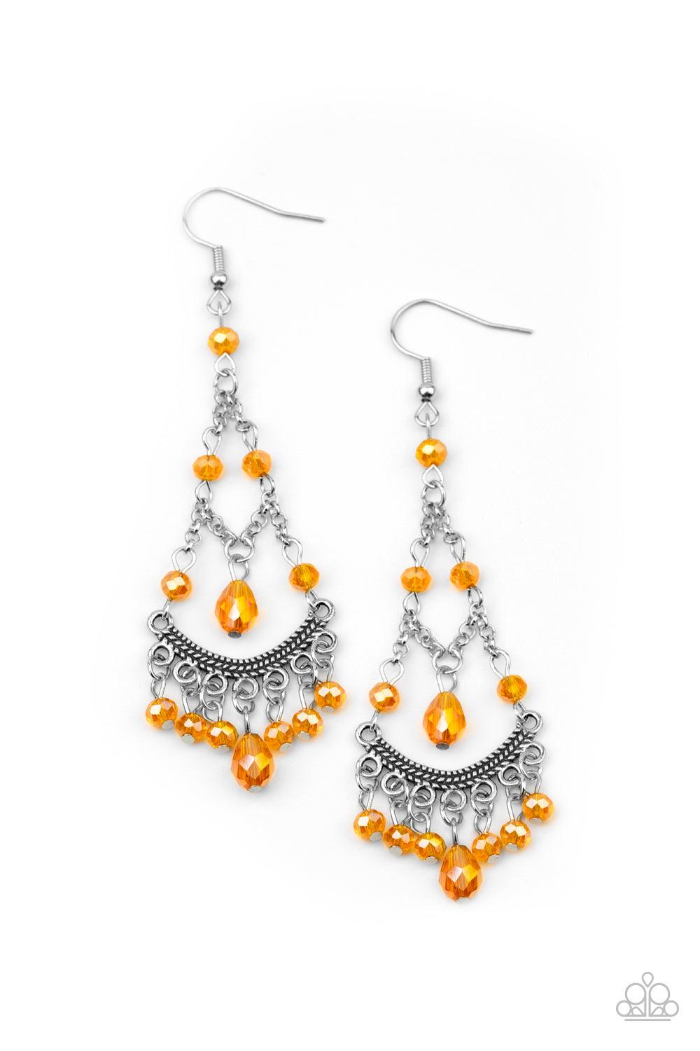 First In SHINE Orange Earrings - Jewelry by Bretta