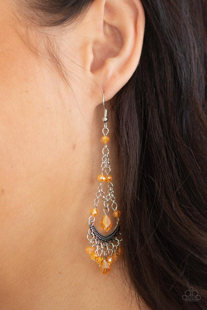 First In SHINE Orange Earrings - Jewelry by Bretta