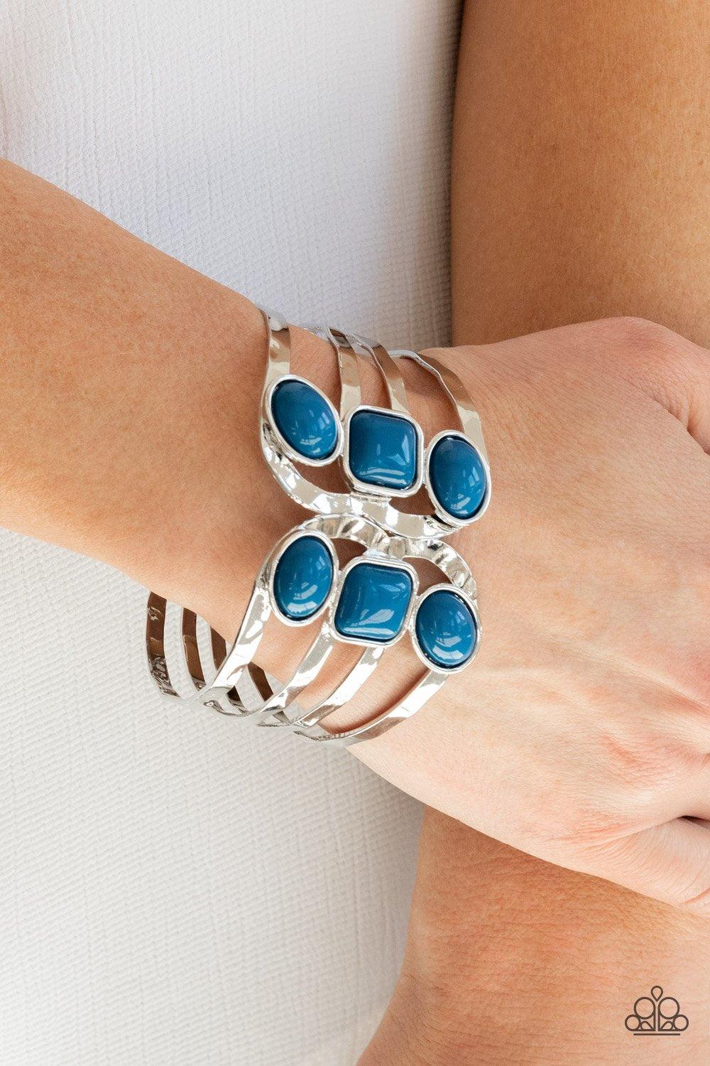 Paparazzi Accessories-Mystified - Blue Bracelet