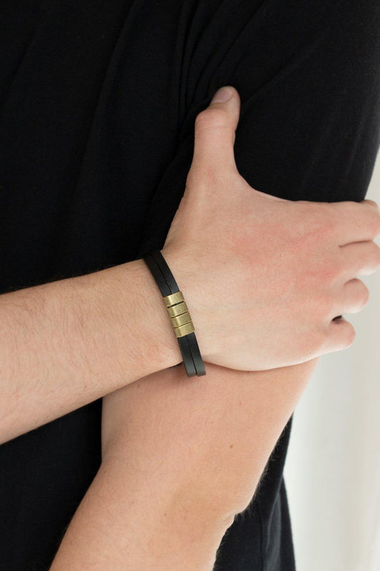  Paparazzi Accessories-Best ROAM-mate Ever - Black Bracelet