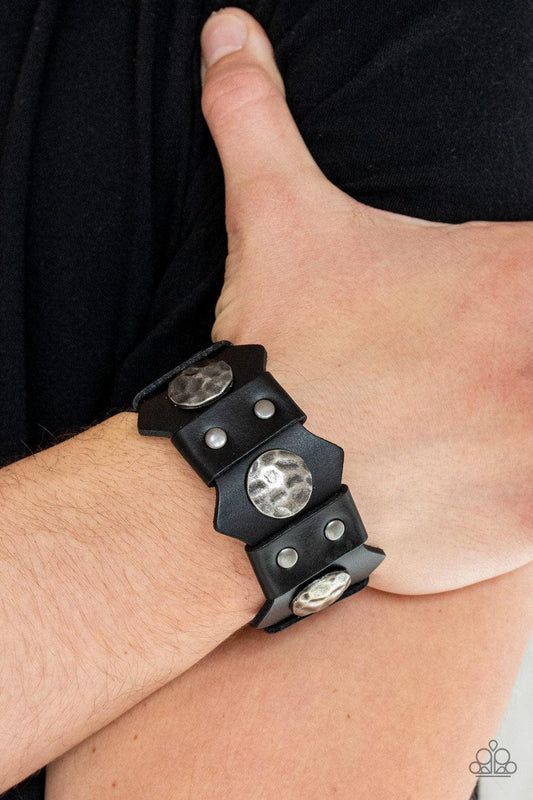 Electrified Edge Black Bracelet - Jewelry by Bretta