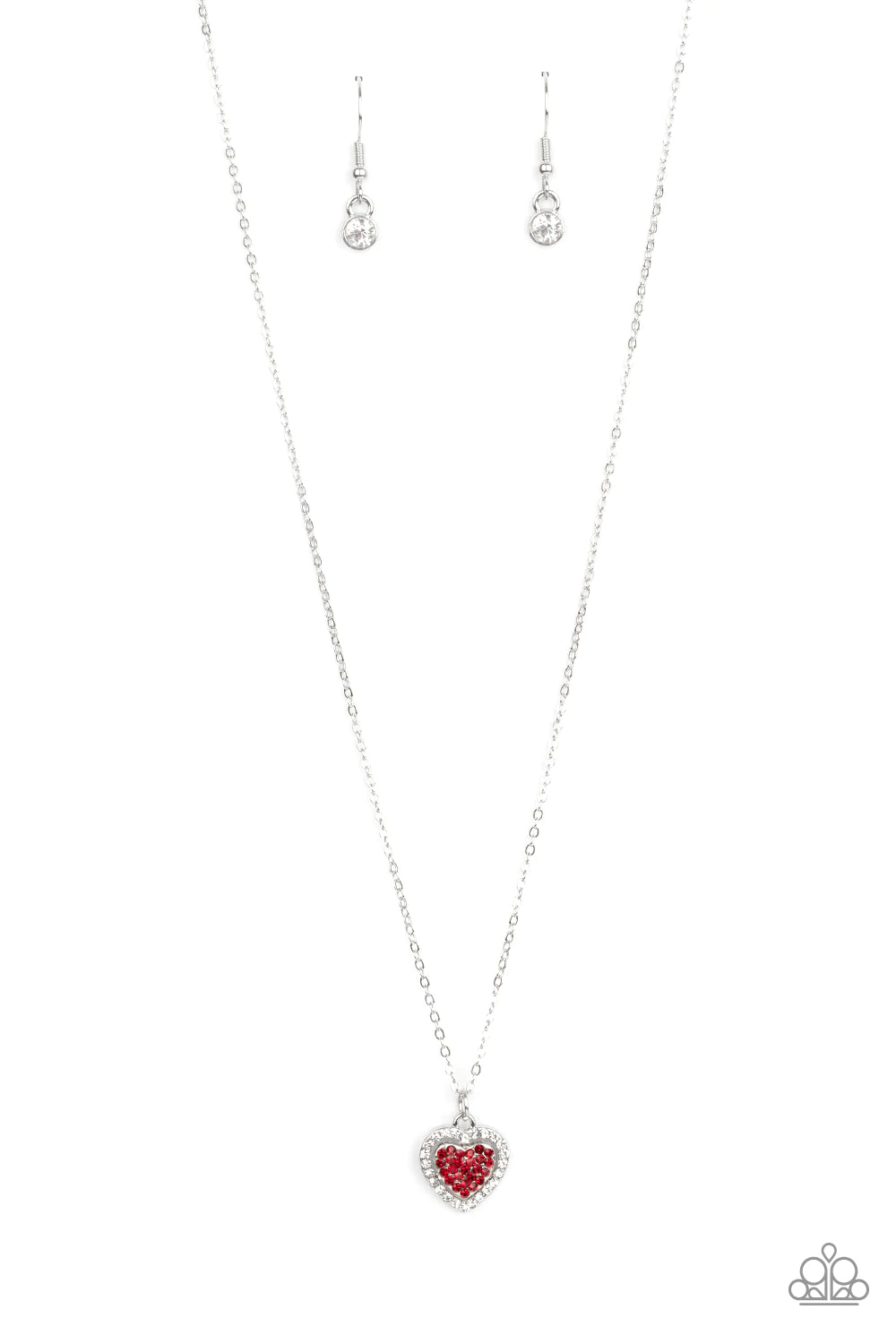 My Heart Goes Out To You Red Necklace - Jewelry by Bretta - Jewelry by Bretta