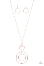 Paparazzi Accessories-The Inner Workings - Rose Gold Necklace