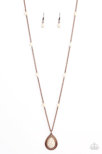 Paparazzi Accessories-Go Tell It On The MESA - Copper Necklace
