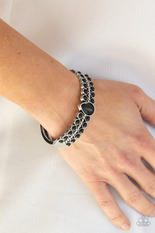Paparazzi Accessories-Nature Resort - Black Bracelet