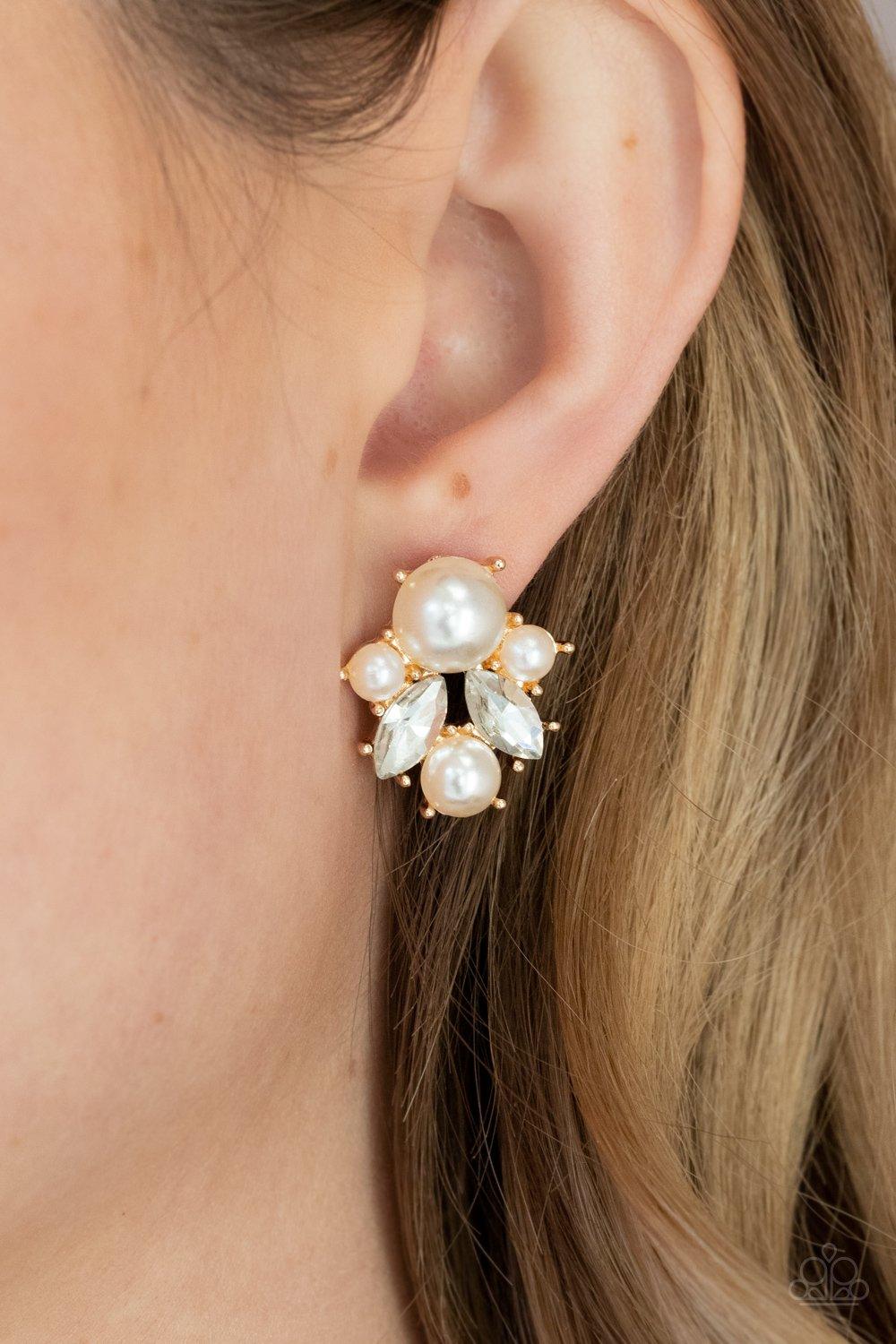 Royal Reverie Gold Earrings - Jewelry by Bretta