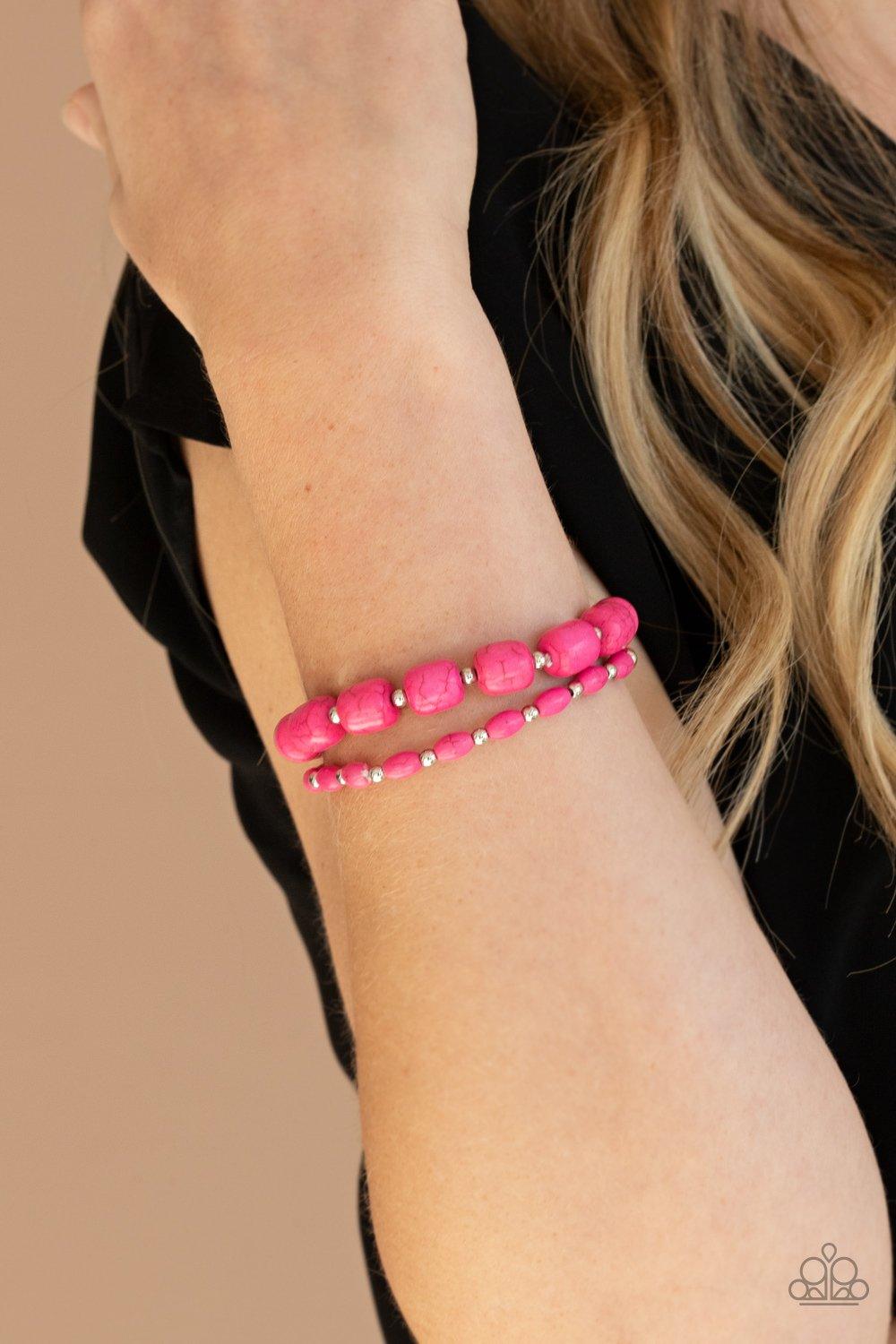 Colorfully Country Pink Bracelets - Jewelry by Bretta