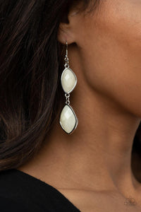 Paparazzi Accessories-The Oracle Has Spoken - White Earrings