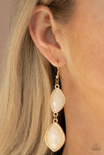 Paparazzi Accessories-The Oracle Has Spoken - Gold Earrings