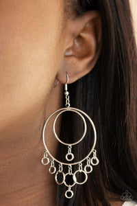 Roundabout Radiance Silver Earrings - Jewelry By Bretta