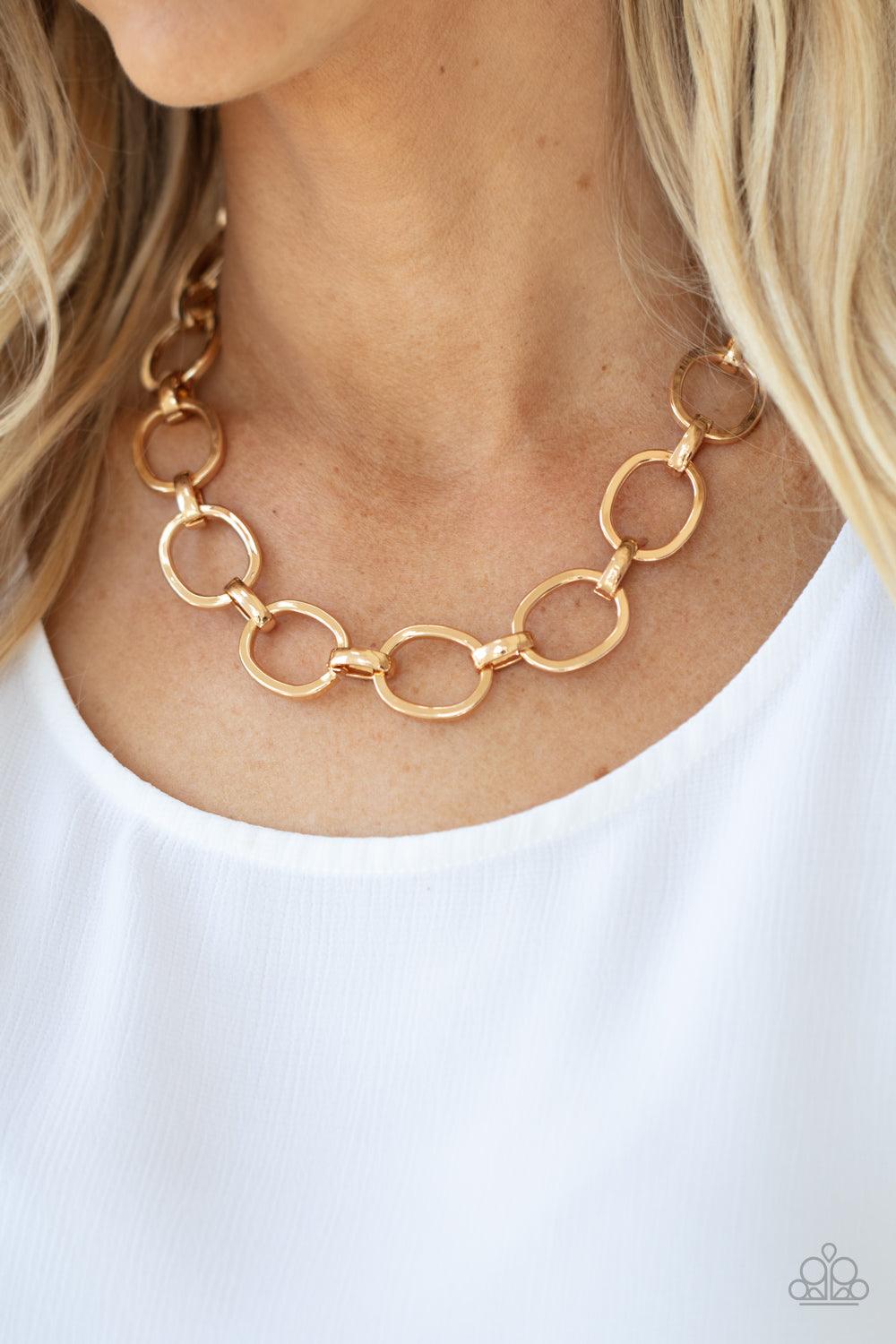 HAUTE-ly Contested Gold Necklace - Jewelry by Bretta