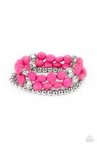 Desert Verbena Pink Bracelet - Jewelry by Bretta
