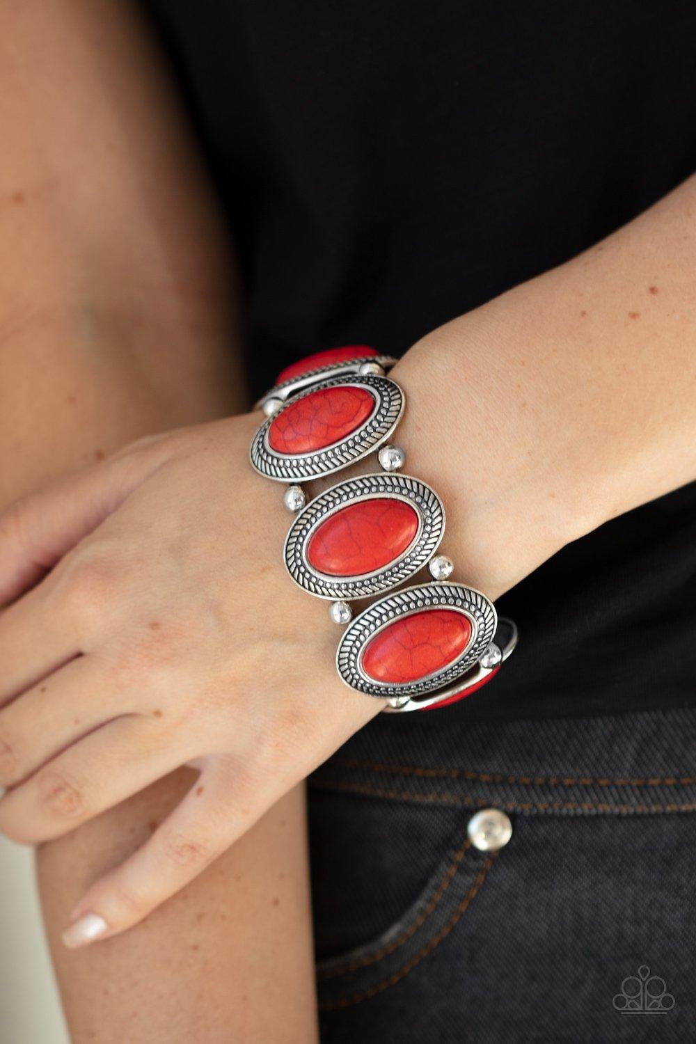 Until The Cows Come HOMESTEAD Red Bracelet - Jewelry by Bretta