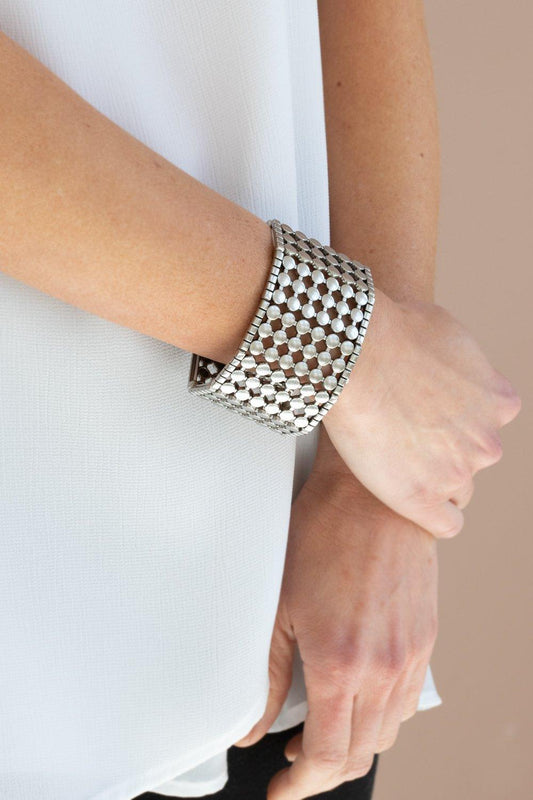 Paparazzi Accessories-Cool and CONNECTED - Silver Bracelet
