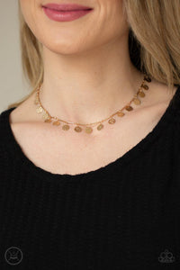 Musically Minimalist Gold Necklace - Jewelry by Bretta
