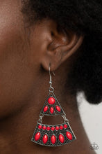 Desert Fiesta Red Earrings - Jewelry by Bretta