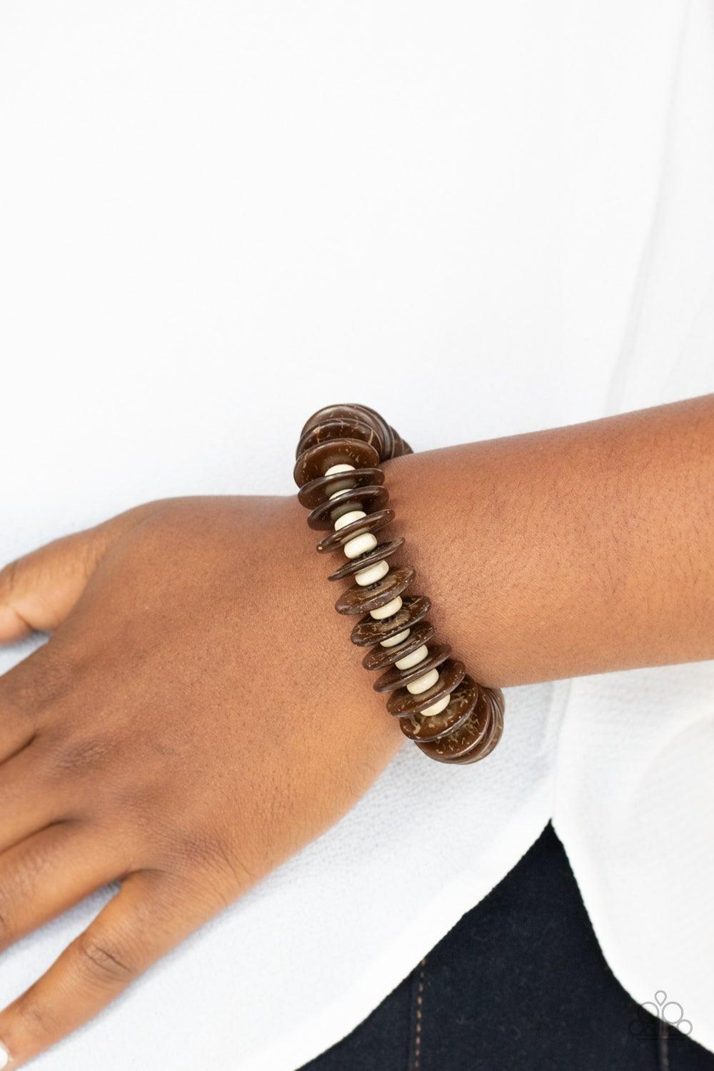 Caribbean Reefs Brown Bracelet - Jewelry by Bretta