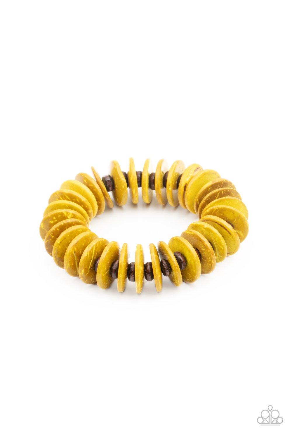 Caribbean Reefs Yellow Bracelet- Jewelry by Bretta