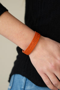 Paparazzi Accessories-Rural Equinox - Orange Bracelet