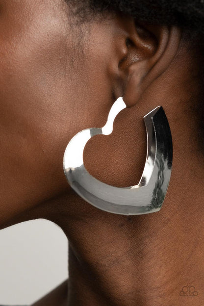 Heart-Racing Radiance Silver Earrings - Jewelry by Bretta