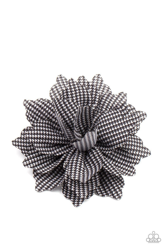 Plaid Prairies Black Hair Bow - Jewelry by Bretta