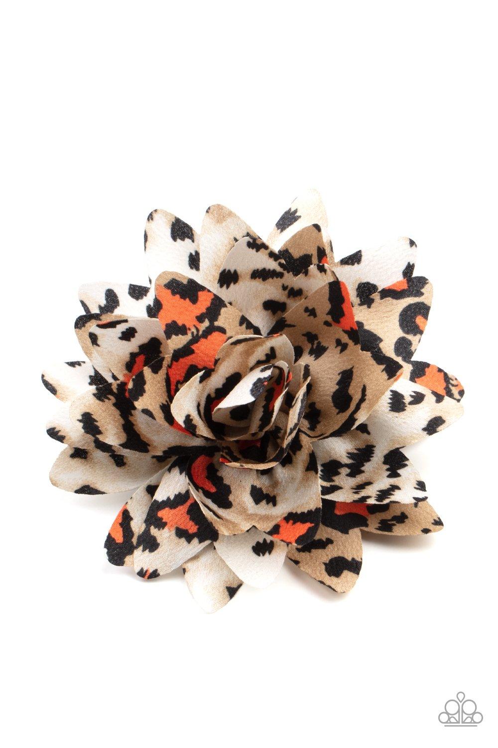 Jungle Paradise Orange Hair Bow - Jewelry by Bretta