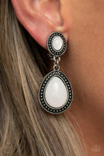 Carefree Clairvoyance White Earrings - Jewelry by Bretta