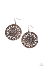 Make A MANDALA Out Of You Copper Earrings- Jewelry by Bretta