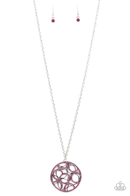 Thanks a MEDALLION Pink Necklace - Jewelry by Bretta