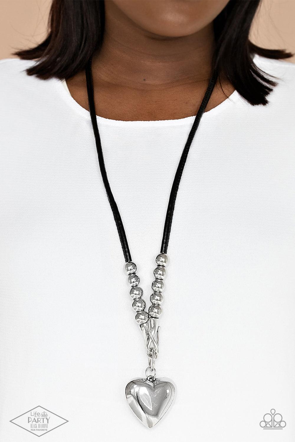 Forbidden Love Black Necklace - Jewelry by Bretta