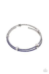 Let Freedom BLING Blue Bracelet - Jewelry By Bretta