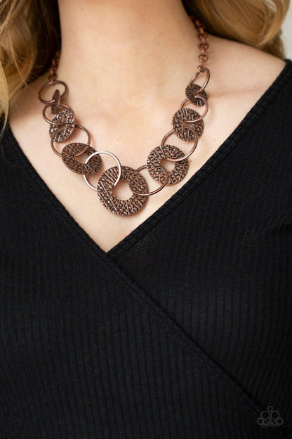 Industrial Envy Copper Necklace -- Jewelry By Bretta