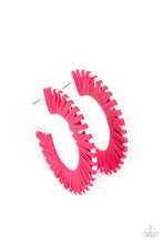 Paparazzi Accessories-Everybody Conga! - Pink Earrings
