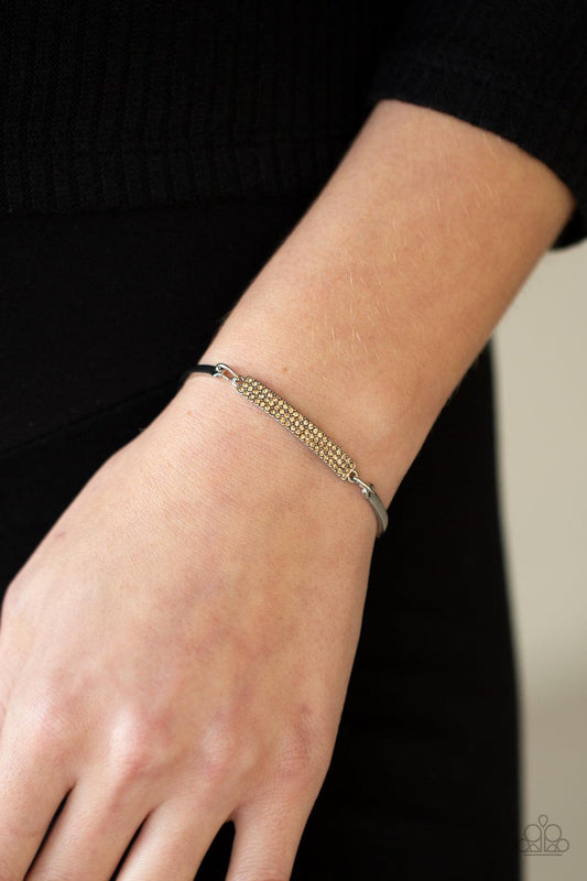 Showy Sparkle - Brown Bracelet - Jewelry by Bretta
