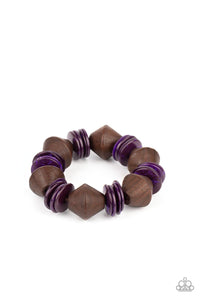 Bermuda Boardwalk Purple Bracelet - Jewelry by Bretta