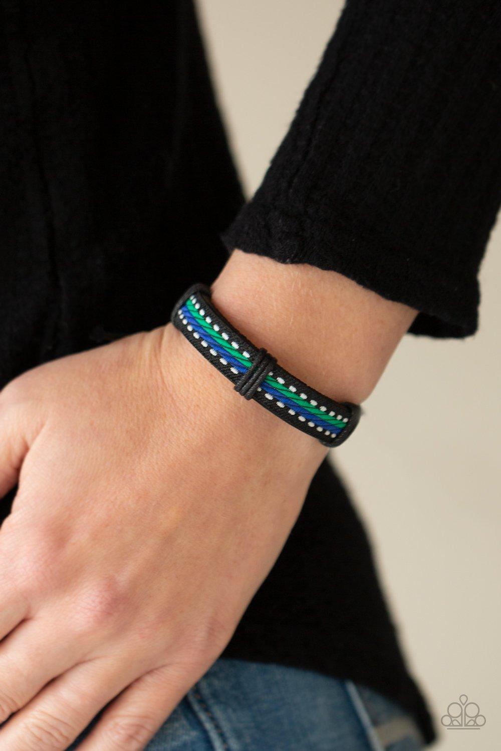 Molten Mogul Green Bracelet - Jewelry by Bretta