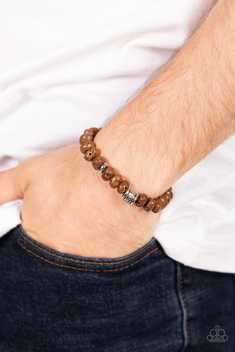 Natural State of Mind Brown Bracelet - Jewelry by Bretta