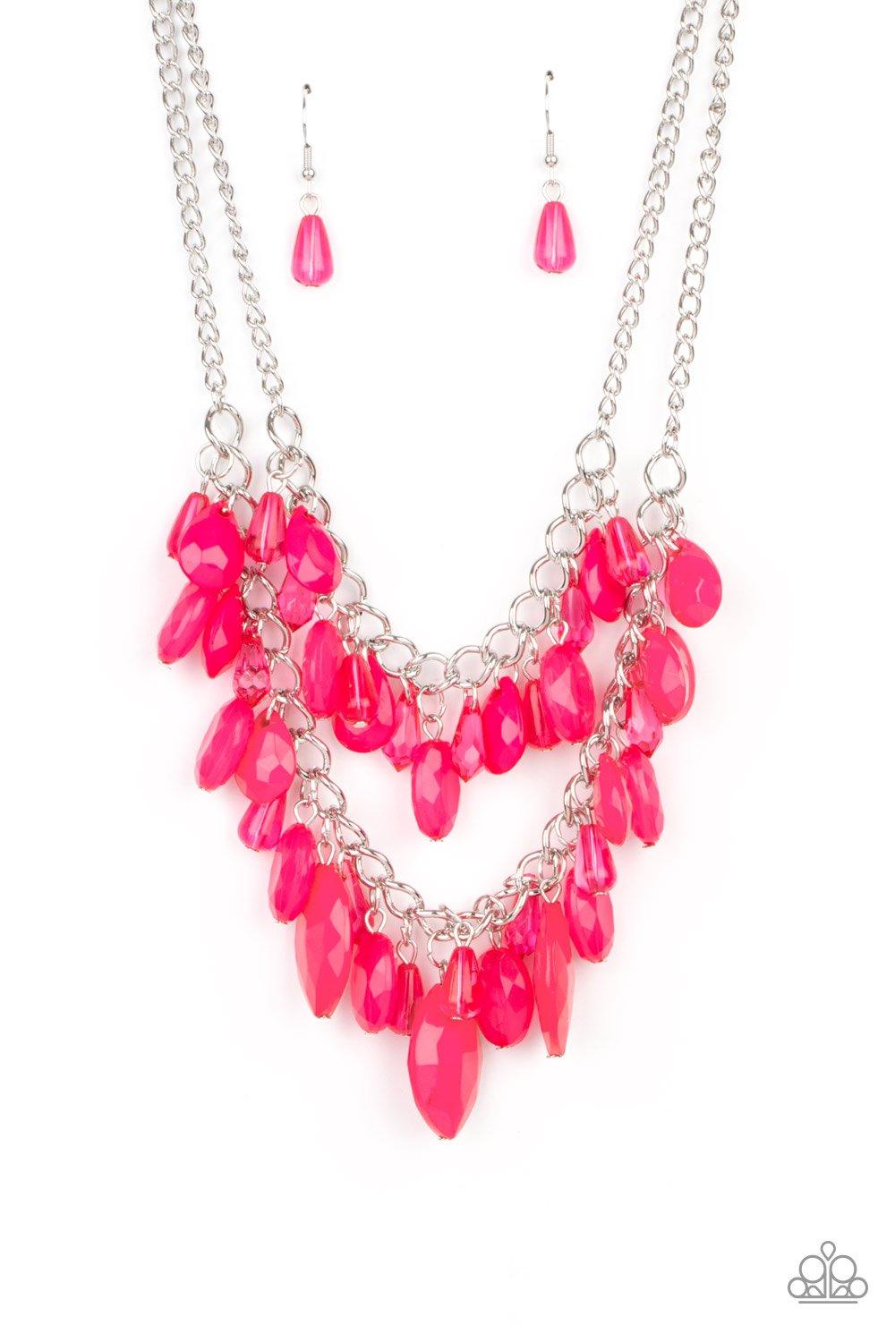 Midsummer Mixer Pink Necklace - Jewelry By Bretta