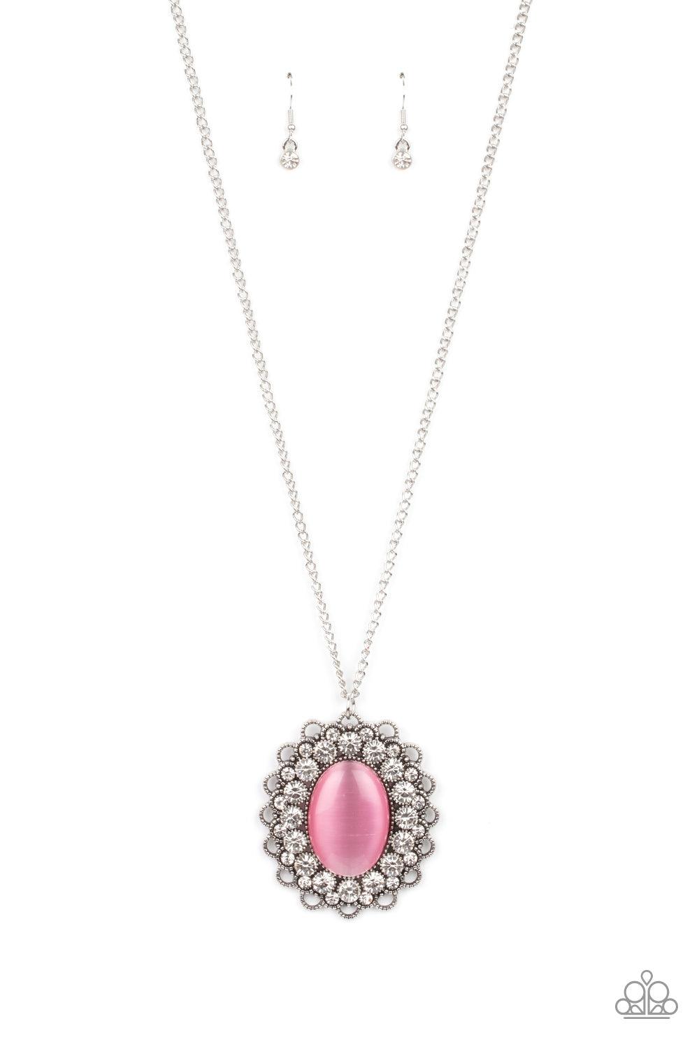 Oh My Medallion Pink Necklace - Jewelry by Bretta