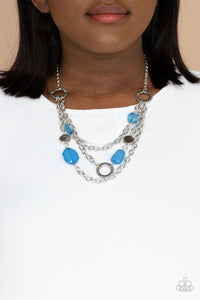 Oceanside Spa Blue - Necklace - Jewelry by Bretta