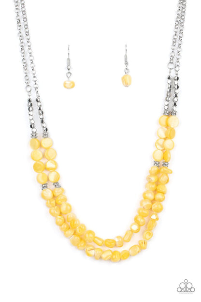 Staycation Status Yellow Necklace - Jewelry by Bretta