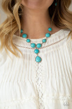 Terrestrial Trailblazer Blue Necklace - Jewelry by Bretta