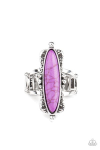 Cottage Craft Purple Ring - Jewelry by Bretta