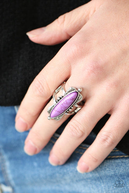 Cottage Craft Purple Ring - Jewelry by Bretta