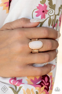 Mystical Mantra Gold Ring - Jewelry by Bretta