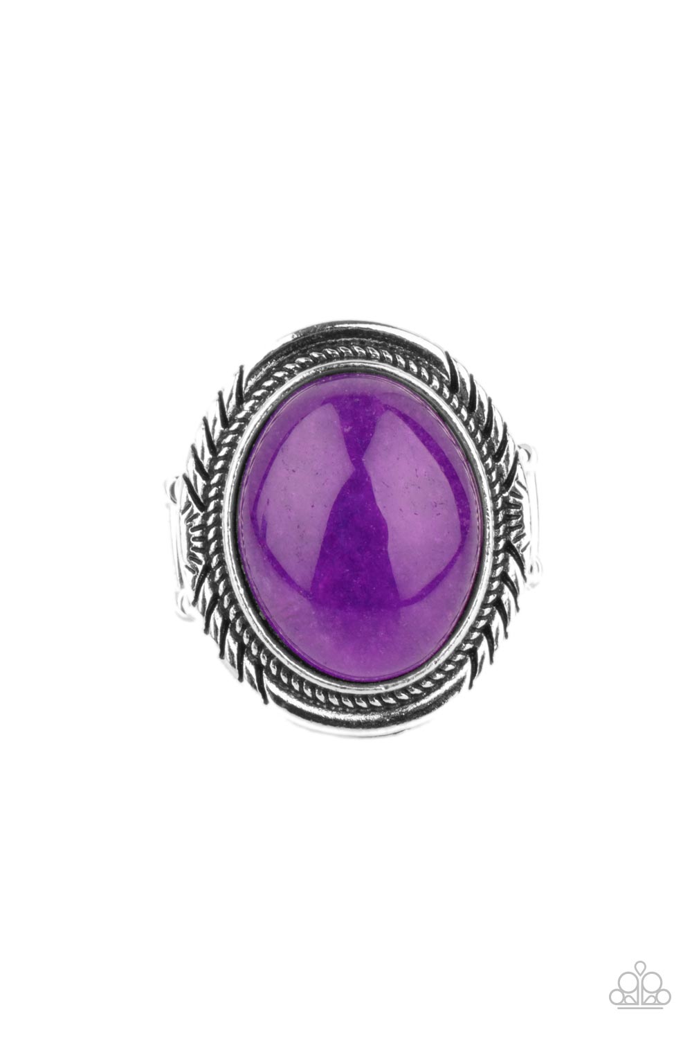 Stone Terrarium Purple Ring - Jewelry by Bretta