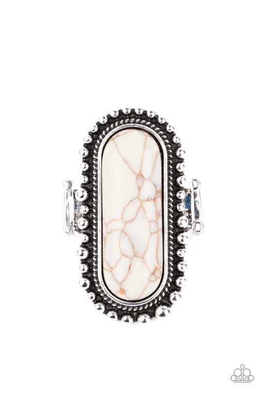 Sedona Scene White Stone Silver Ring - Jewelry from Jewelry by Bretta