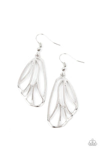 Turn Into A Butterfly Silver Earrings - Jewelry by Bretta