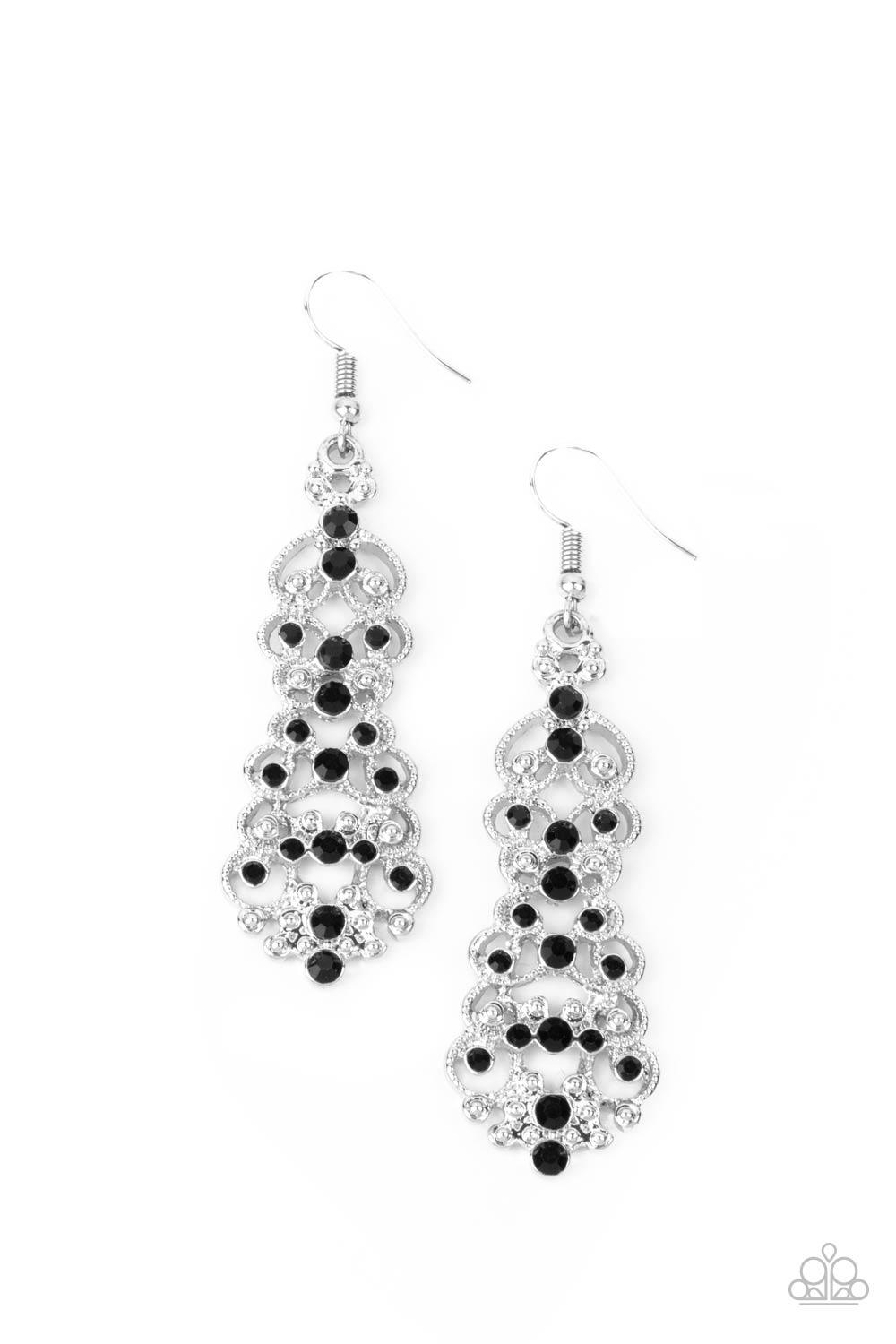 Diva Decorum Black Earrings - Jewelry by Bretta